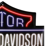 Harley-Davidson Neon Bar & Shield Tin Sign
