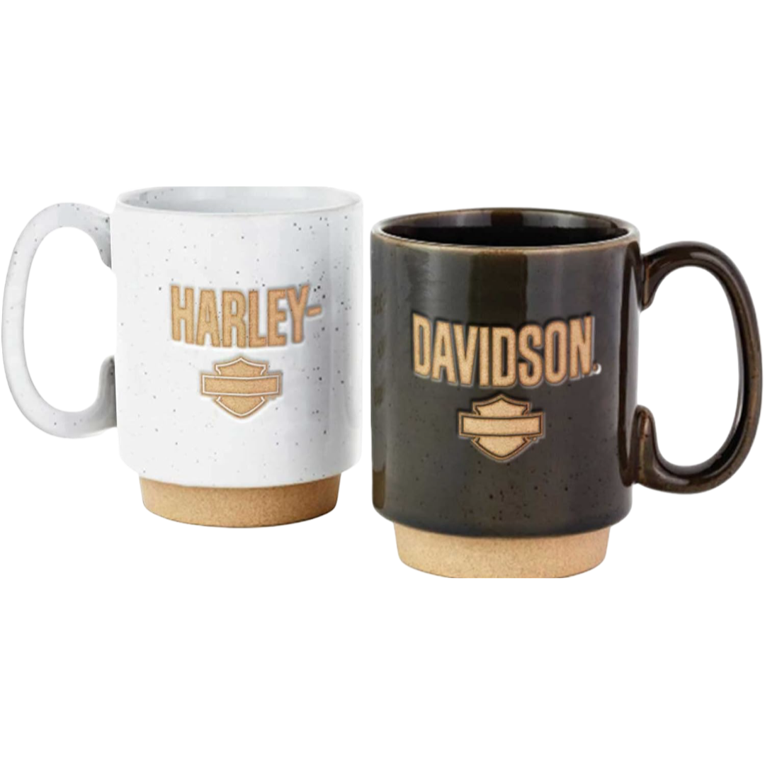 Harley-Davidson Sculpted Stackable Mugs