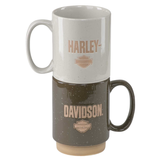 Harley-Davidson Sculpted Stackable Mugs