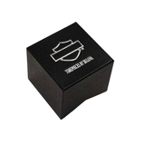 Harley-Davidon Ladies Crystal Embellished Stainless Steel Case Watch