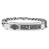 Harley-Davidson Men's Logo Curb Chain Bracelet