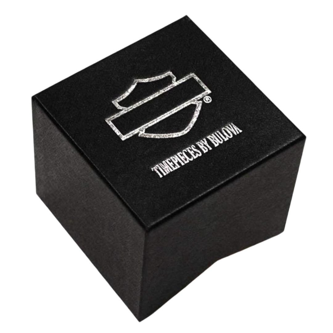 Harley-Davidson Women's Bar & Shield Silver & Gold Stainless Steel Watch