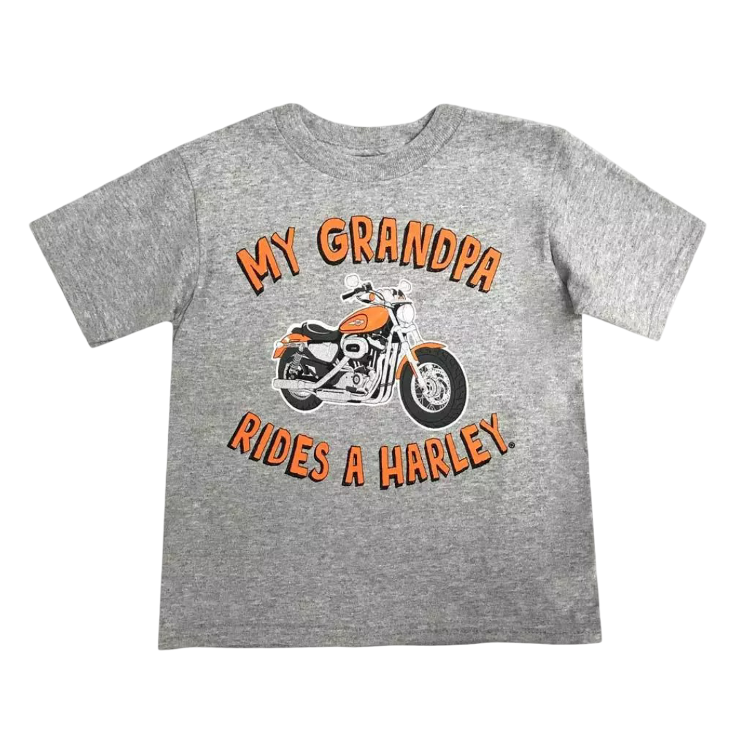 Harley-Davidson Boys Grandpa Rides T-Shirt