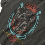 Dickies x Harley-Davidson Women's Triple Horse Boxy Fit Tee - Washed Black