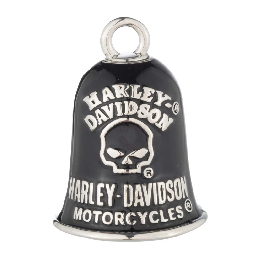 Harley-Davidson Willie G Skull Logo Ride Bell - Black/Silver
