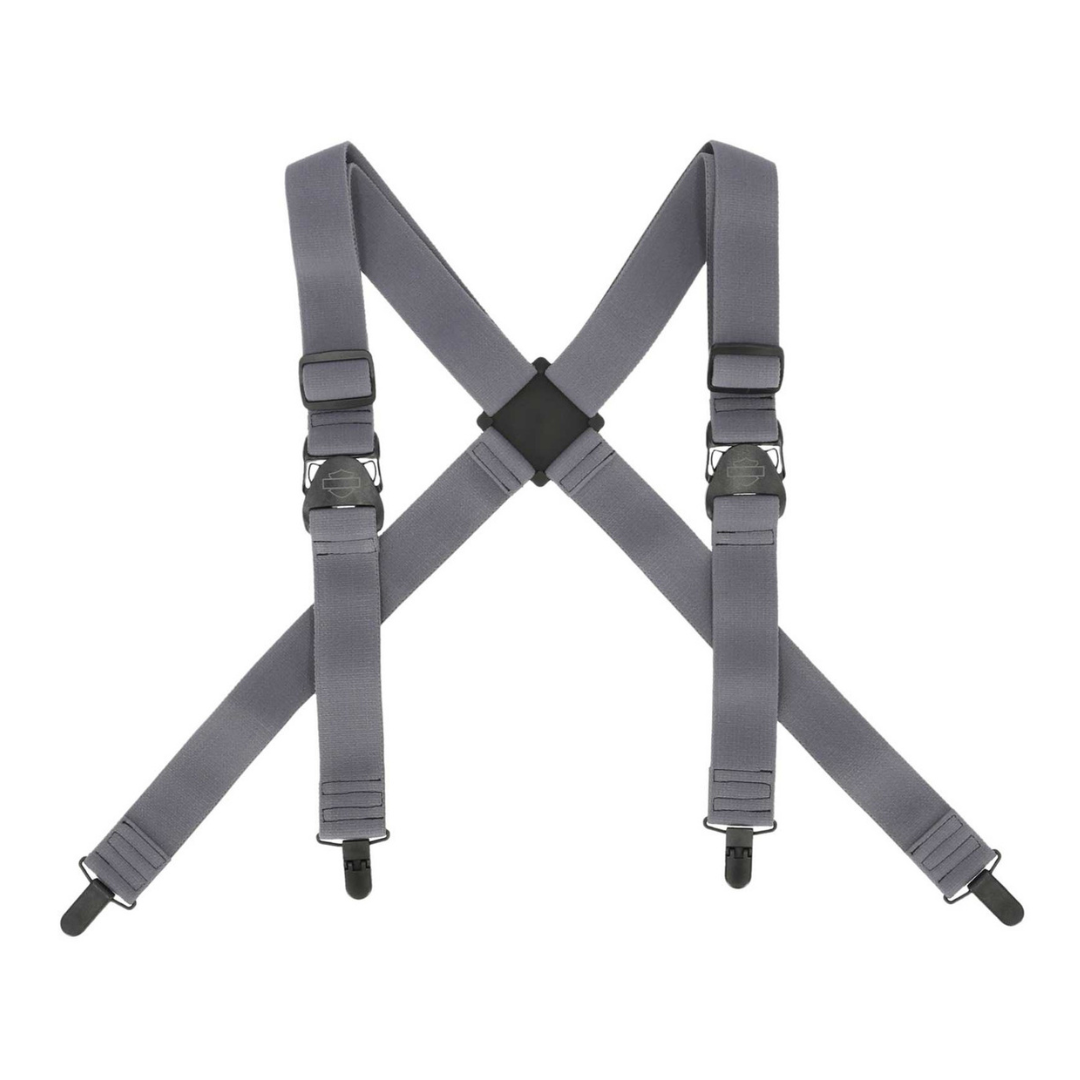 Harley-Davidson Suspenders - Grey