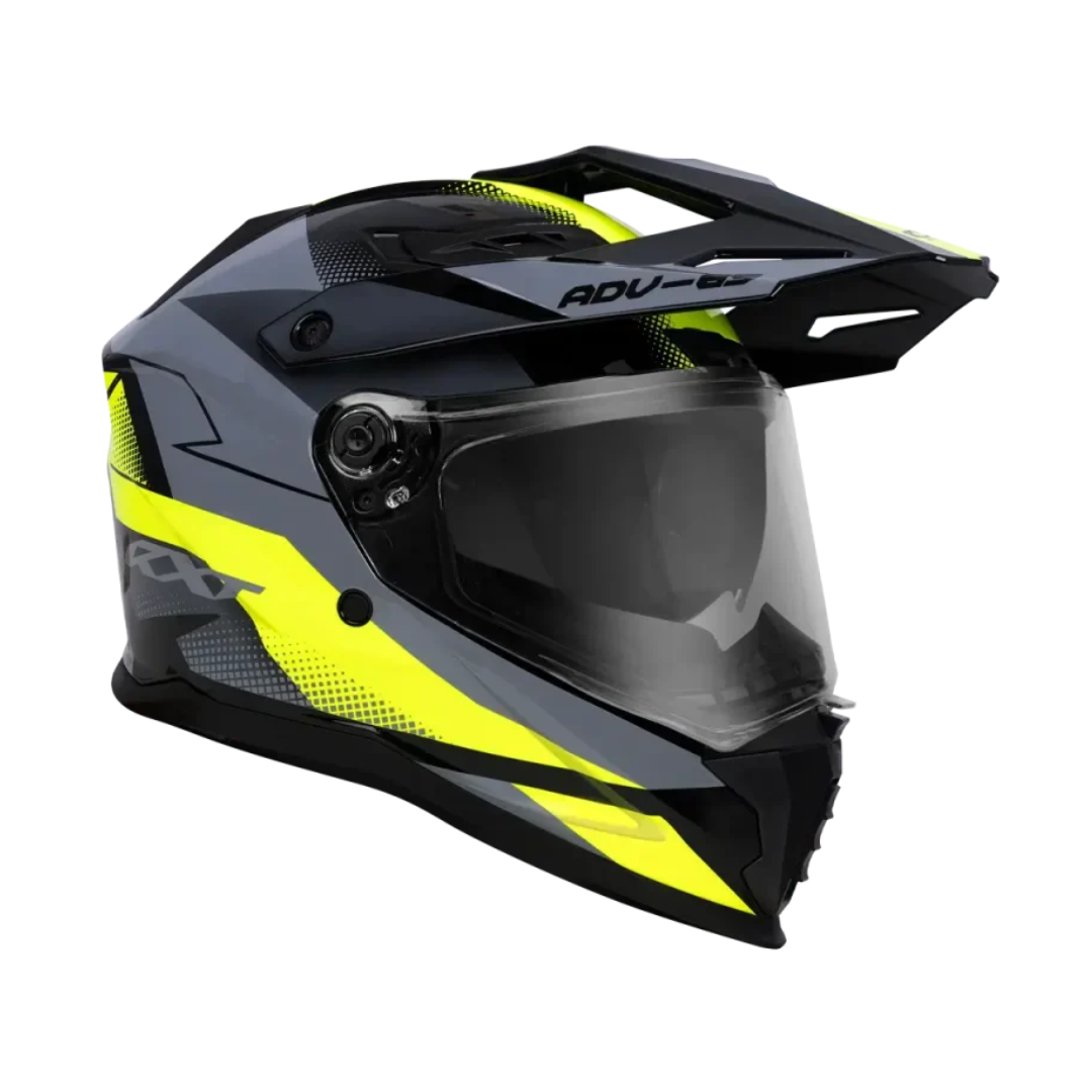 RXT ADV-65 Helmet Gloss Grey/Flu Yell/Black