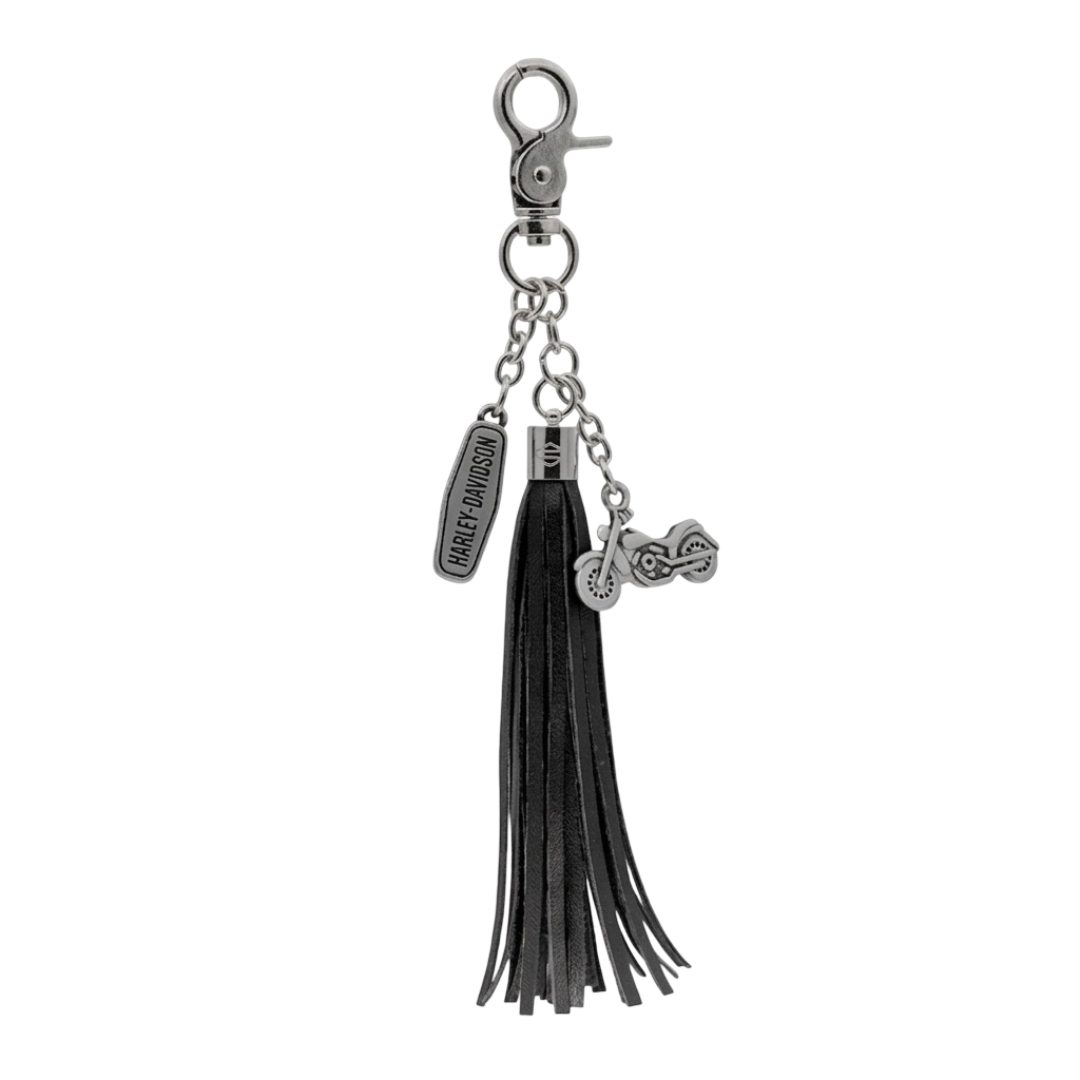 Harley-Davidson Black Tassel Key Chain