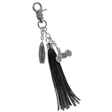Harley-Davidson Black Tassel Key Chain