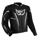 Berik Monza Leather Jacket - Black/White