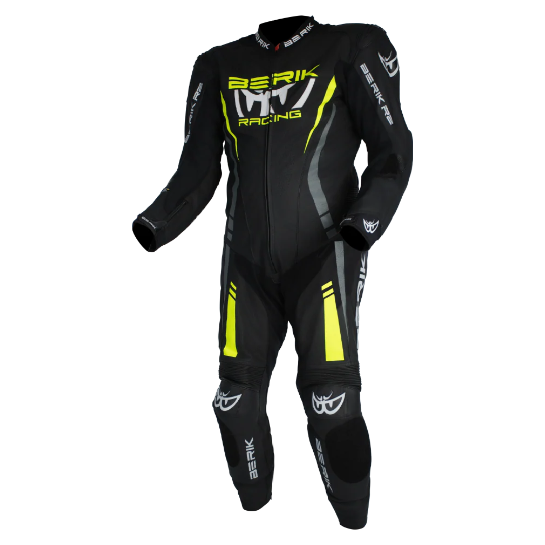 Berik Sicily Race Suit - Black/Hi Vis
