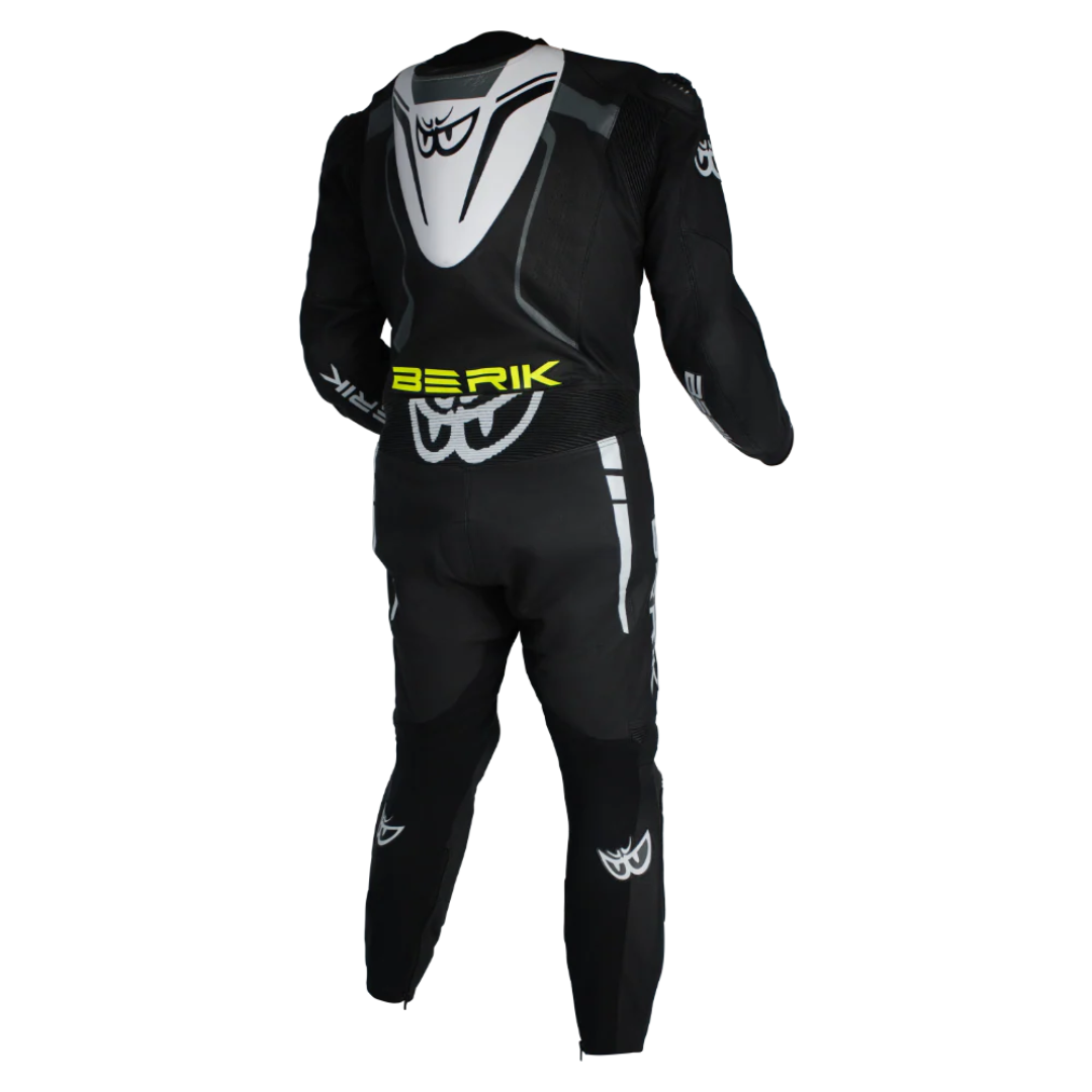 Berik Sicily Race Suit - Black/Hi Vis