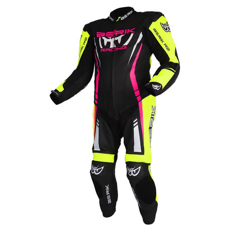 Berik Sicily Race Suit - Black/Pink