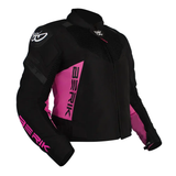 Berik Women's 4 Seasons Motorcycle Jacket - Black/Pink