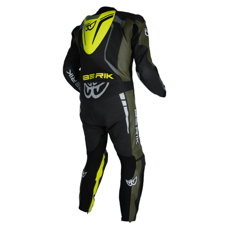 Berik Sicily Race Suit - Black/Arm/Hi Vis