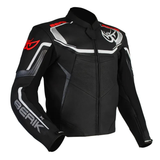 Berik Strada Leather Jacket - Black/White