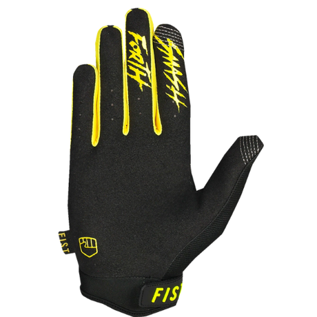 FIST Fluro Yellow Strapped Glove