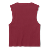 Dickies x Harley-Davidson Women's Winged Bar & Shield Ribbed Tank - Red