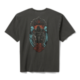 Dickies x Harley-Davidson Men's 1930's Moto Racer Heavyweight Pigment Dyed Tee - Washed Black