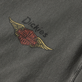 Dickies x Harley-Davidson Men's 1930's Moto Racer Heavyweight Pigment Dyed Tee - Washed Black
