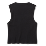 Dickies x Harley-Davidson Women's Winged Bar & Shield Ribbed Tank - Black