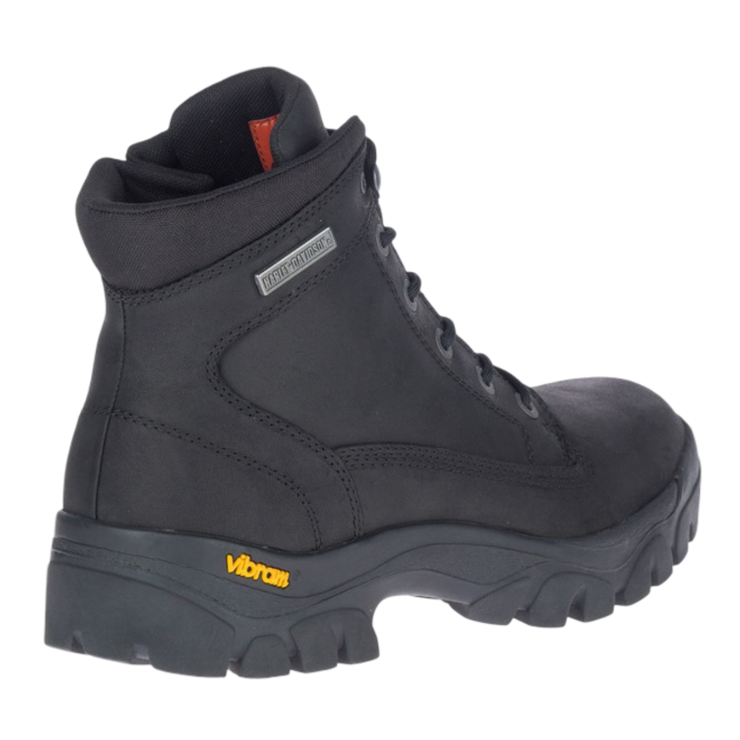 Harley-Davidson Men's Tolman 6" Lace Waterproof Boots - Black