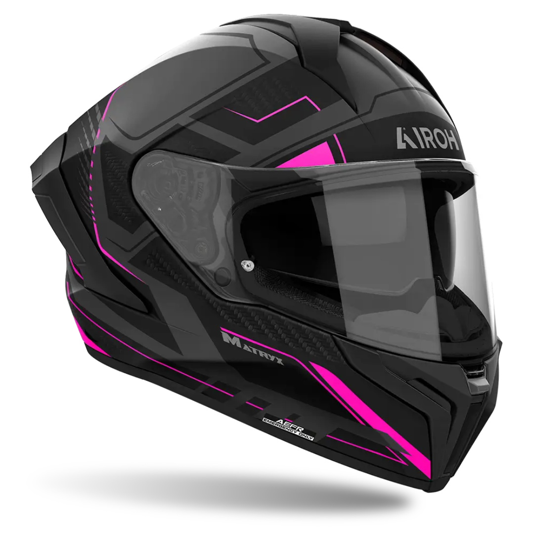 Airoh Matryx Rocket Helmet - Pink Matt