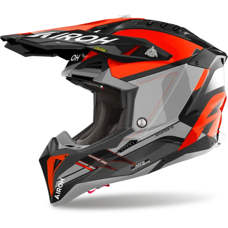 Airoh Aviator 3 Saber - Orange Gloss