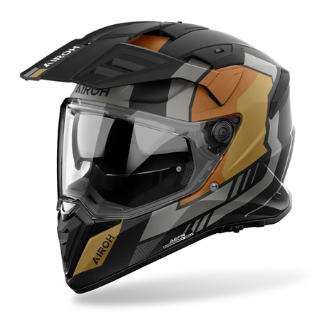 Airoh Bandit 'Horn' Helmet - Gold Matt