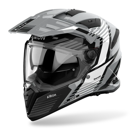 Airoh Bandit 'Spicy' Helmet - Grey Gloss