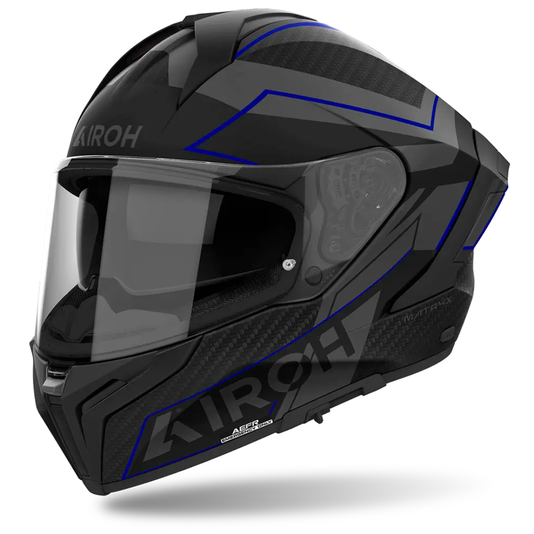 Airoh Matryx Helmet - Sentinel Blue Matt