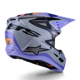 Alpinestars 2026 SM-3 Jettson MX Helmet - Grey/Purple/Black