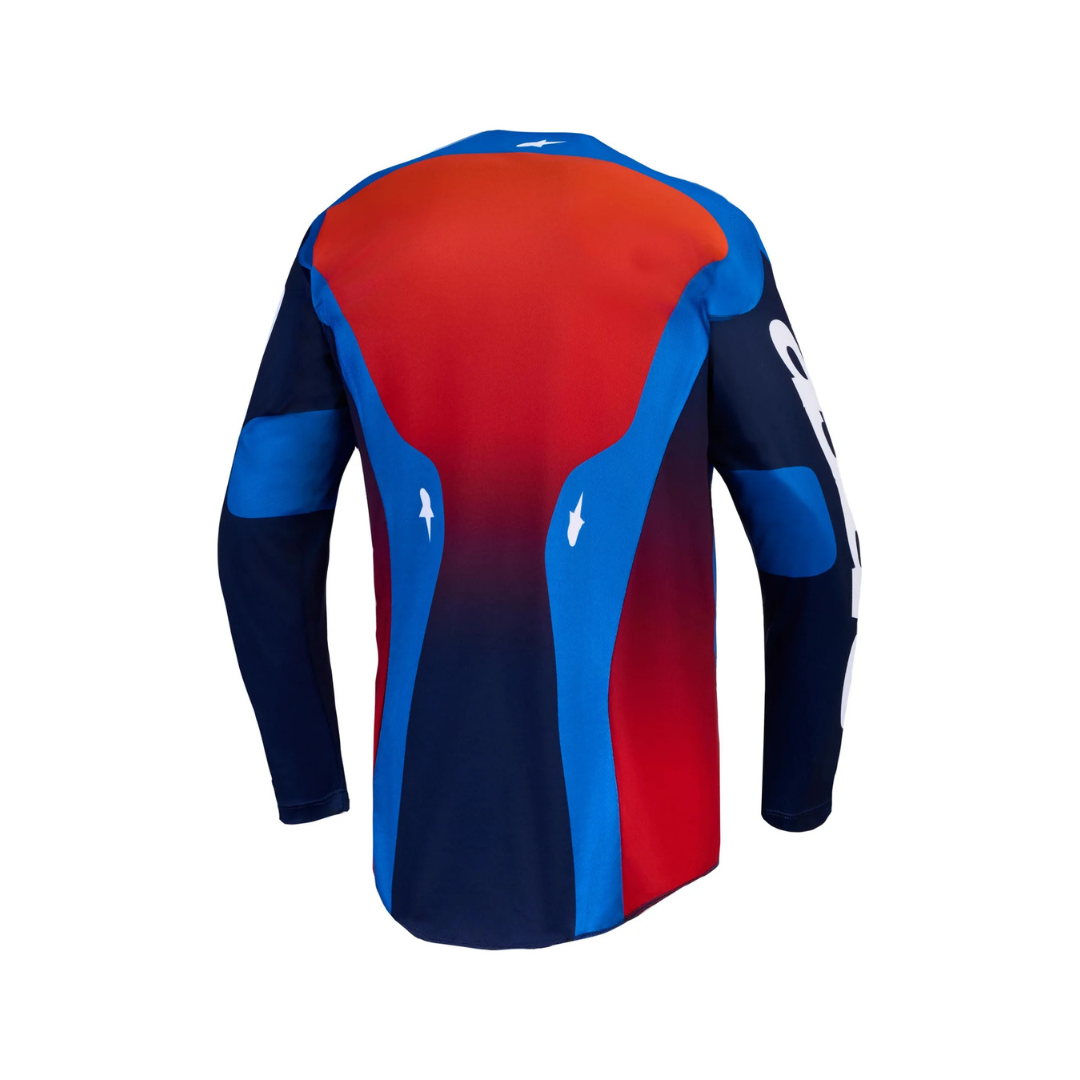 Alpinestars Racer Hunt Jersey - Strong Blue/ Deep Blue/ Fire Red