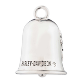 Harley-Davidson Flying Eagle Live To Ride Banner Ride Bell - Silver