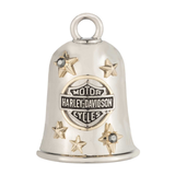 Harley-Davidson Tritone Snake and Star Ride Bell - Silver Finish