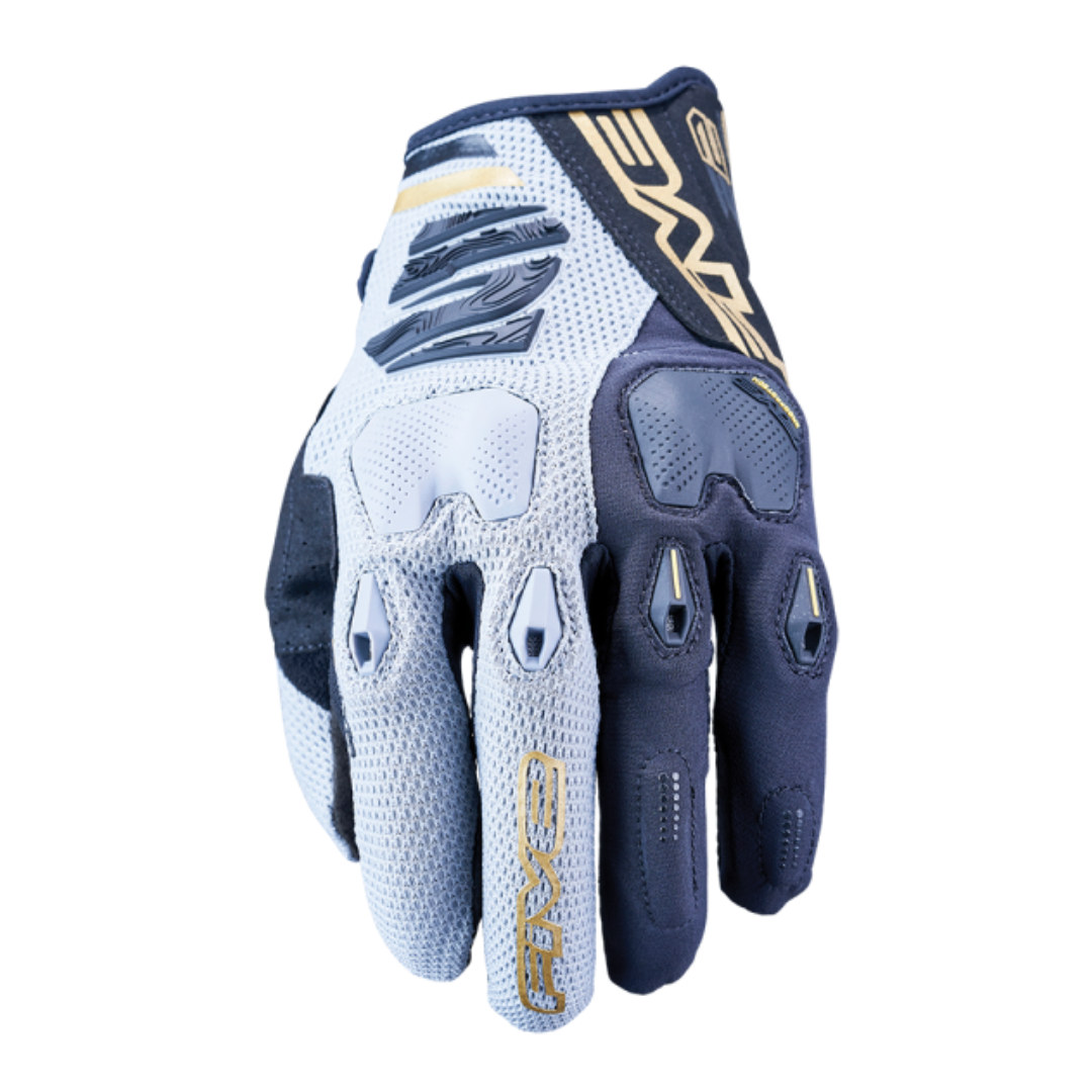 Five Men's E2 Enduro Gloves - Black/Grey/Gold