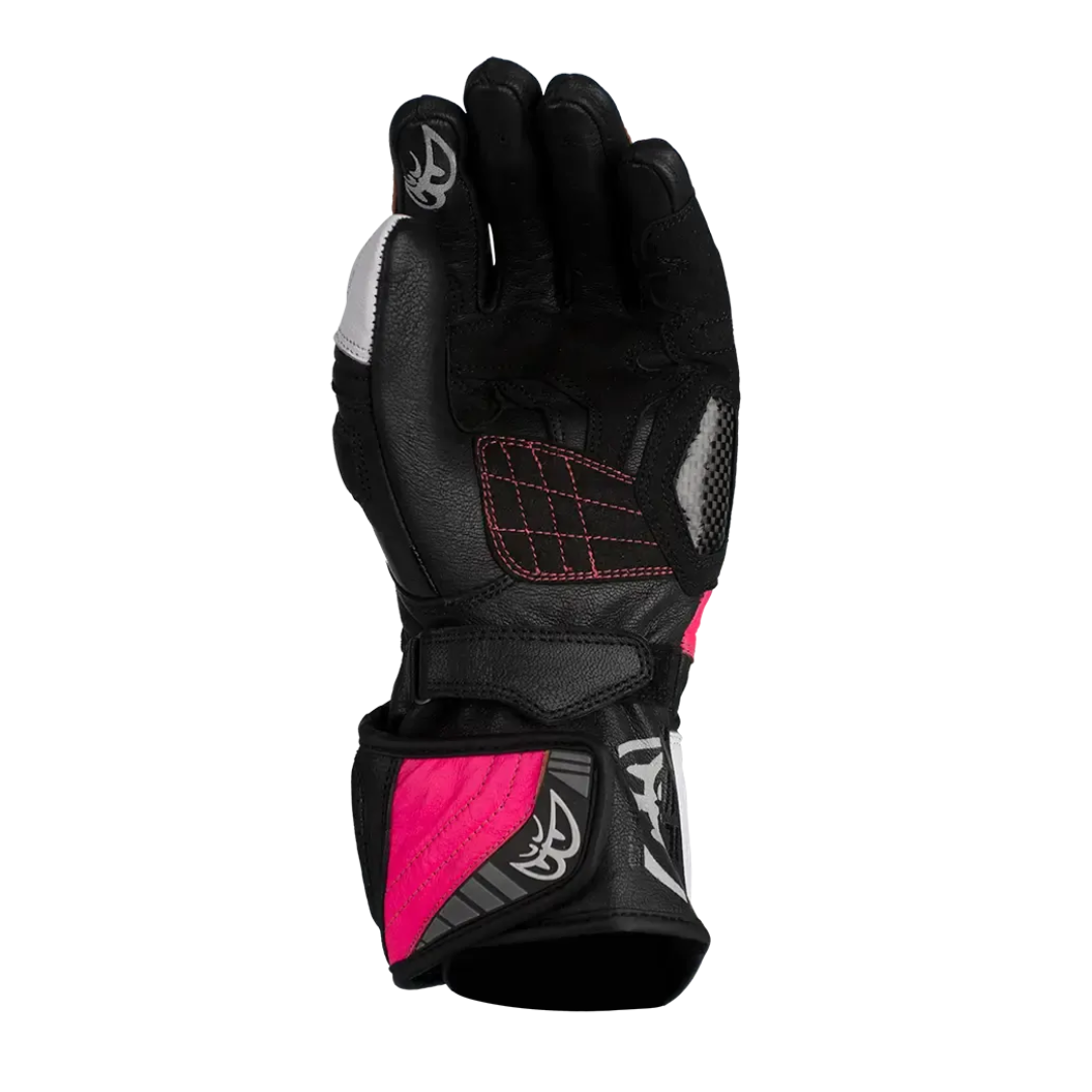 Berik Women's SP1 Carbon Glove - Black/White/Pink