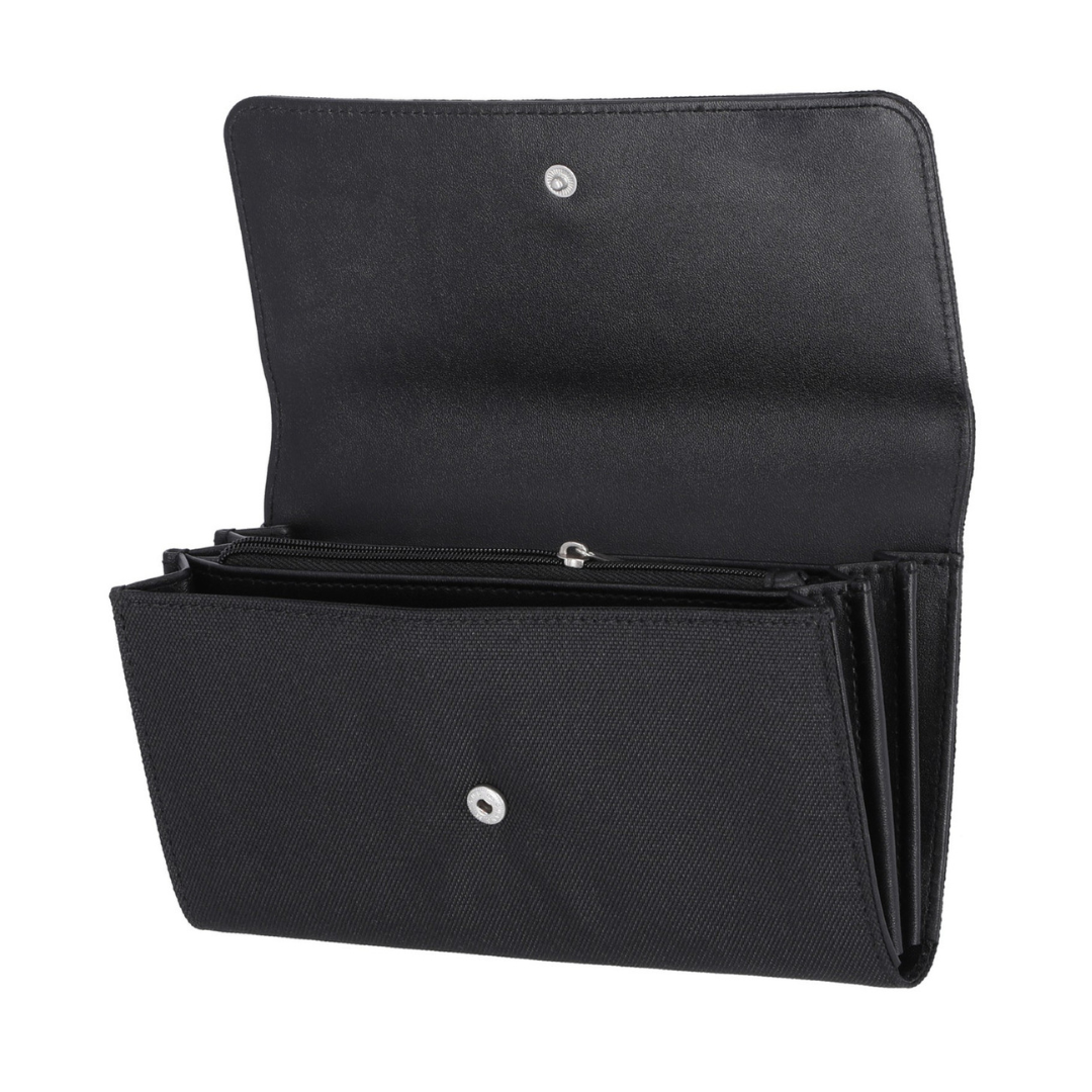Harley-Davidson Women's Rhinestone Embellished Bar & Shield Clutch - Black