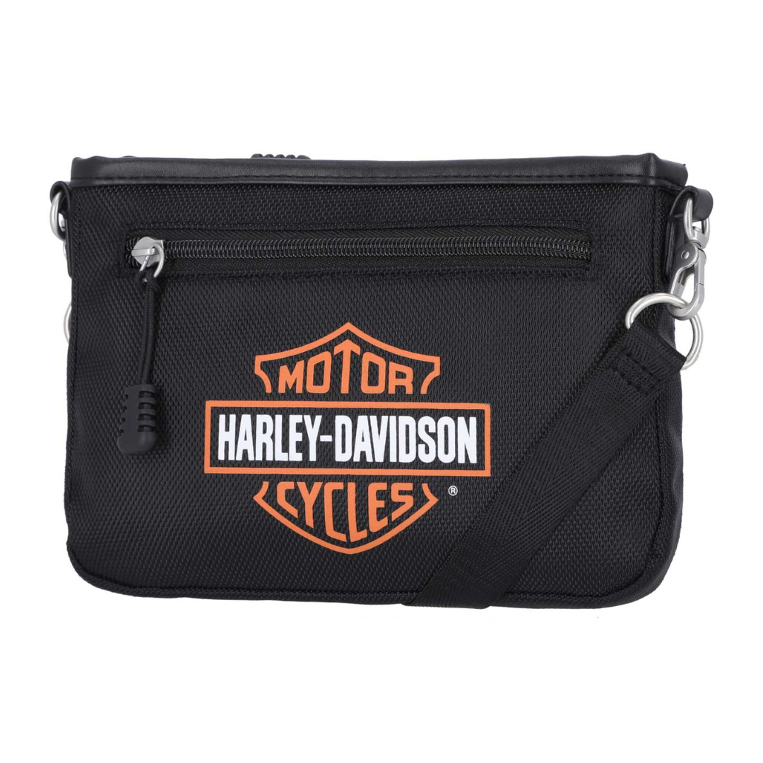 Harley-Davidson Women's Bar & Shield Logo Convertible Crossbody - Black