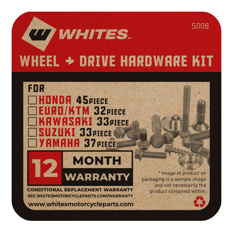 WMP WHEEL & DRIVE HARDWARE KIT - KAWASAKI 33PCS