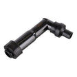 Whites Spark Plug Cap (Replaces XD05F) Long Right Angle - Black