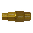 WMP 4 IN 1 HEX AXLE TOOL ALU GOLD -17/19/22/24mm