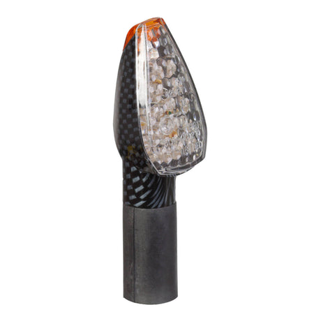 WMP LED ROADHAWK MK3 FLASHER CARBON LONG STEM