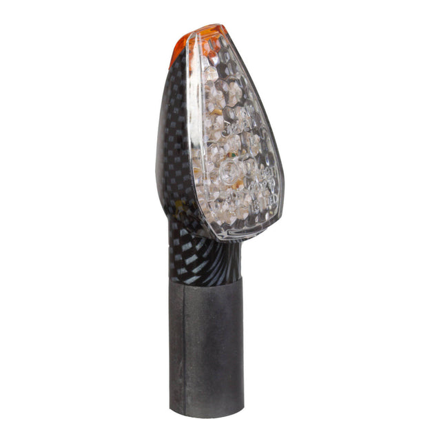 WMP LED ROADHAWK MK3 FLASHER CARBON LONG STEM