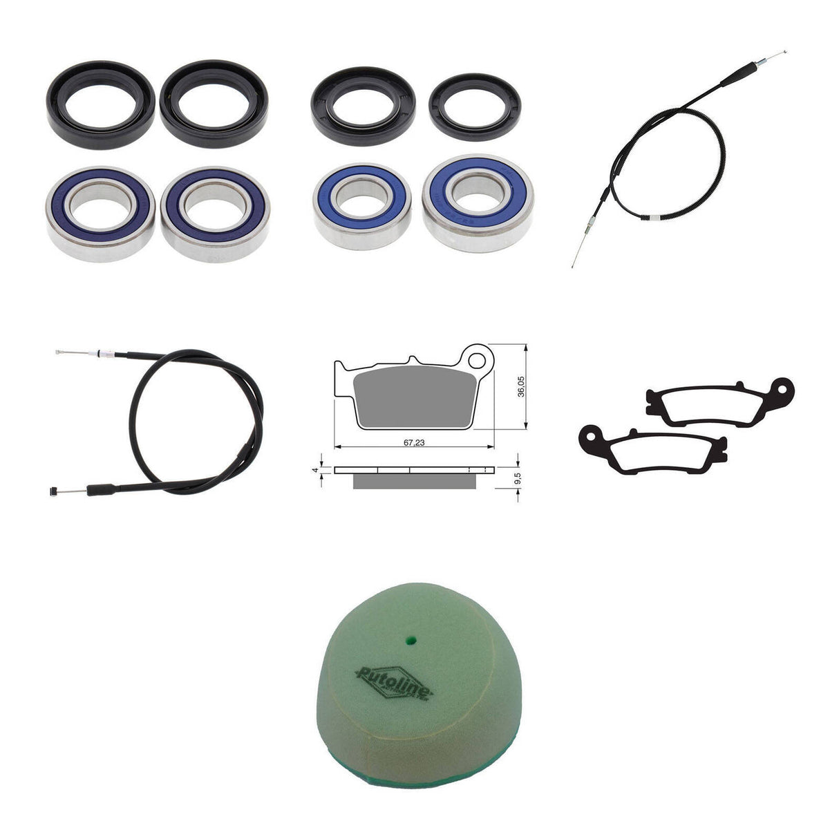 Offroad Refurb Kit - Yamaha YZ125 '08-'20 / YZ125X '20