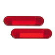 WMP REFLECTORS -OVAL 95MM X 22MM - PAIR