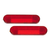 WMP REFLECTORS -OVAL 95MM X 22MM - PAIR