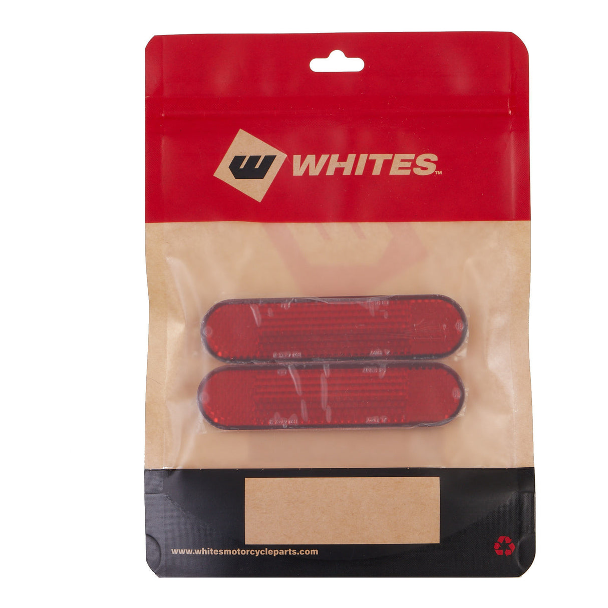WMP REFLECTORS -OVAL 95MM X 22MM - PAIR
