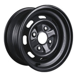 Whites ATV/UTV Steel Rim 12x6 Honda Front 4/110 +25 - Black