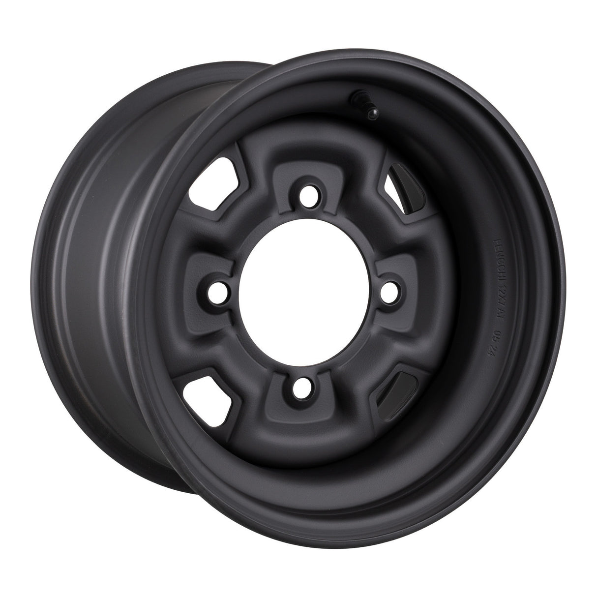Whites ATV/UTV Steel Rim 12x7 Can-Am Front & Rear 4/137 +12.7 - Black